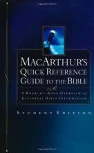 Cover art for Macarthur's Quick Reference Guide To The Bible