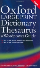 Cover art for Oxford Large Print Dictionary, Thesaurus, and Wordpower Guide