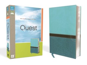 Cover art for NIV, Quest Study Bible, Leathersoft, Teal: The Question and Answer Bible