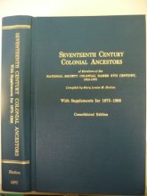 Cover art for Seventeenth Century Colonial Ancestors of Members of the National Society Colonial Dames XVII Century, 1915-1975