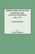 Cover art for Directory of Scots Banished to the American Plantations, 1650-1775. Second Edition (Revised)