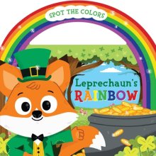 Cover art for Leprechaun's Rainbow Board Book with Handle