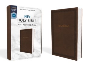 Cover art for NIV, Holy Bible, Soft Touch Edition, Leathersoft, Brown, Comfort Print