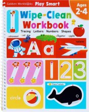 Cover art for Play Smart Wipe-Clean Workbook: Ages 2-4: Tracing, Letters, Numbers, Shapes