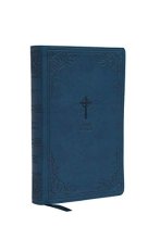 Cover art for NRSV Catholic Edition Gift Bible, Teal Leathersoft (Comfort Print, Holy Bible, Complete Catholic Bible, NRSV CE): Holy Bible