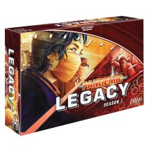 Cover art for Pandemic Legacy Season 1 Red Edition Board Game | Board Game for Adults and Family | Cooperative Board Game | Ages 13+ | 2 to 4 players | Average Playtime 60 minutes | Made by Z-Man Games