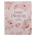 Cover art for Daily Prayers for Women Devotional, Pink Floral Faux Leather Flexcover