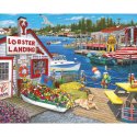 Cover art for White Mountain Lobster Landing Puzzle 1000 Piece Jigsaw Puzzles for Adults