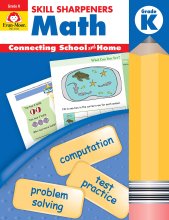 Cover art for Skill Sharpeners Math, Kindergarten