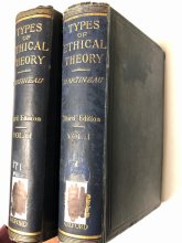 Cover art for Vols 1-2 Types of Ethical Theory (Oxford Clarendon Press, 1889/1898)