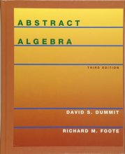Cover art for Abstract Algebra, 3rd Edition