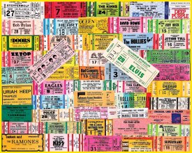 Cover art for White Mountain Puzzles - Concert Tickets - 1000 Piece Jigsaw Puzzle