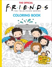 Cover art for The Official Friends Coloring Book: The One with 100 Images to Color!