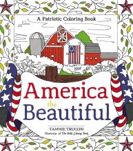 Cover art for America the Beautiful: A Patriotic Coloring Book