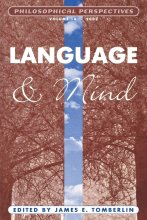 Cover art for Language and Mind, Volume 16 (Philosophical Perspectives Annual Volume)