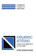 Cover art for Explaining Attitudes: A Practical Approach to the Mind (Cambridge Studies in Philosophy)