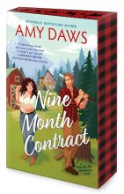Cover art for Nine Month Contract: A Hilarious Farming Rom-Com of a Grumpy Mountain Man and the Surrogate for His Child (Mountain Men Matchmaker, 1)