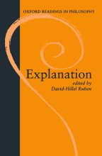 Cover art for Explanation (Oxford Readings In Philosophy)