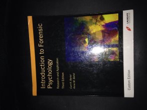Cover art for Introduction to Forensic Psychology: Research and Application (Third Edition) (Laureate Education Inc. Edition)