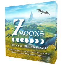Cover art for 7 Moons: Heroes of Dragon Reach - A Dungeons and Dragons Style Fantasy Strategy Adventure Board Game for 1-4 Players - Classic First Edition (Latest)