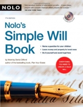 Cover art for Nolo's Simple Will Book