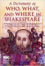 Cover art for A Dictionary of Who, What, and Where in Shakespeare