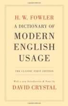 Cover art for A Dictionary of Modern English Usage: The Classic First Edition (Worlds Classics Hardback)