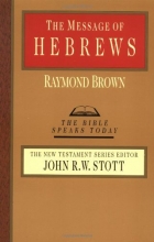 Cover art for The Message of Hebrews (Bible Speaks Today)