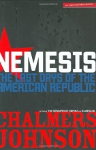 Cover art for Nemesis: The Last Days of the American Republic (American Empire Project)