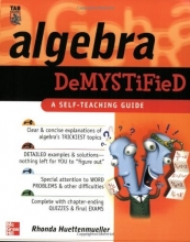 Cover art for Algebra Demystified : A Self Teaching Guide (Demystified)