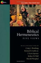 Cover art for Biblical Hermeneutics: Five Views (Spectrum Multiview Books)