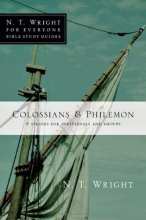 Cover art for Colossians & Philemon (N.T. Wright for Everyone Bible Study Guides)