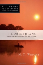 Cover art for 1 Corinthians (N.T. Wright for Everyone Bible Study Guides)