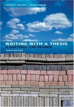 Cover art for Writing with a Thesis: A Rhetoric and Reader