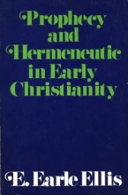 Cover art for Prophecy and hermeneutic in early Christianity: New Testament essays