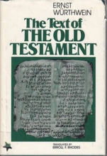 Cover art for The Text of the Old Testament