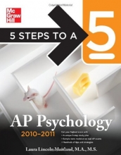 Cover art for 5 Steps to a 5 AP Psychology, 2010-2011 Edition (5 Steps to a 5 on the Advanced Placement Examinations Series)