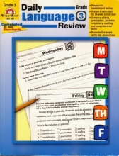 Cover art for Daily Language Review Grade 3 (EMC 581 - 2004 Edition)