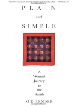 Cover art for Plain and Simple: A Woman's Journey to the Amish