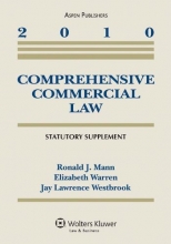 Cover art for Comprehensive Commercial Law 2010 Statutory Supplement