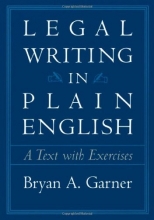 Cover art for Legal Writing in Plain English: A Text With Exercises