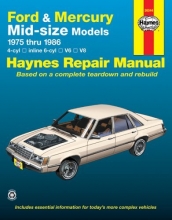 Cover art for Ford & Mercury Midsize Sedans '75'86 (Owners' Workshop Manual)