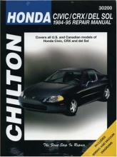 Cover art for Honda Civic, CRX, and Del Sol, 1984-95 Repair Manual (Chilton Automotive Books)