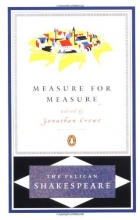Cover art for Measure for Measure (The Pelican Shakespeare)