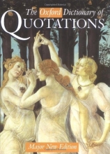 Cover art for The Oxford Dictionary of Quotations