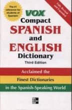 Cover art for Vox Compact Spanish and English Dictionary, Third Edition (Paperback) (VOX Dictionary Series)