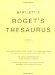 Cover art for Bartlett's Roget's Thesaurus