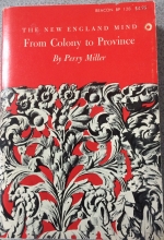 Cover art for The New England Mind from Colony to Province