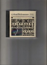 Cover art for Grieg : Piano Concerto No. 1/Saint-Saens: Piano Concerto No 2 (CBS Great Performances)