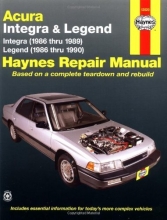 Cover art for Haynes Acura Integra (1986-1989) & Legend (1986-90)